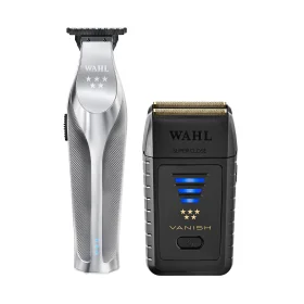 Wahl Set: 5-Star Hi-Viz Trimmer + Vanish Shaver