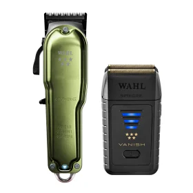 Wahl Set Legend Plus + Vanish Shaver - volledig metalen tondeuse, 0,7-1,7 mm