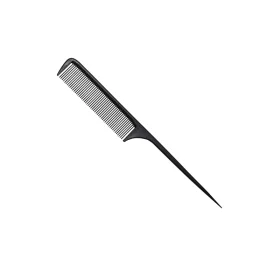 XanitaliaPro Delrin POM Rat Tail Comb - 24 cm