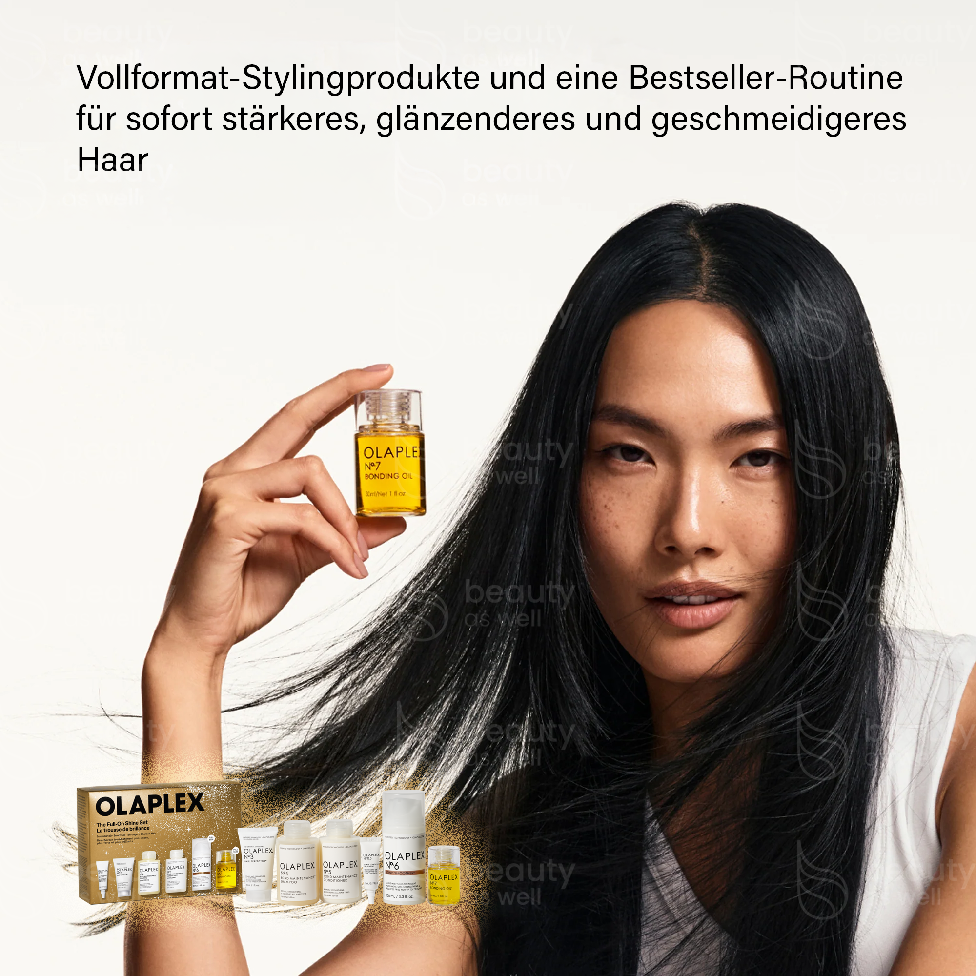 Komplette Bond-Routine OLAPLEX Full-On Shine Set komplettes Bond-Repair-Kit 2025