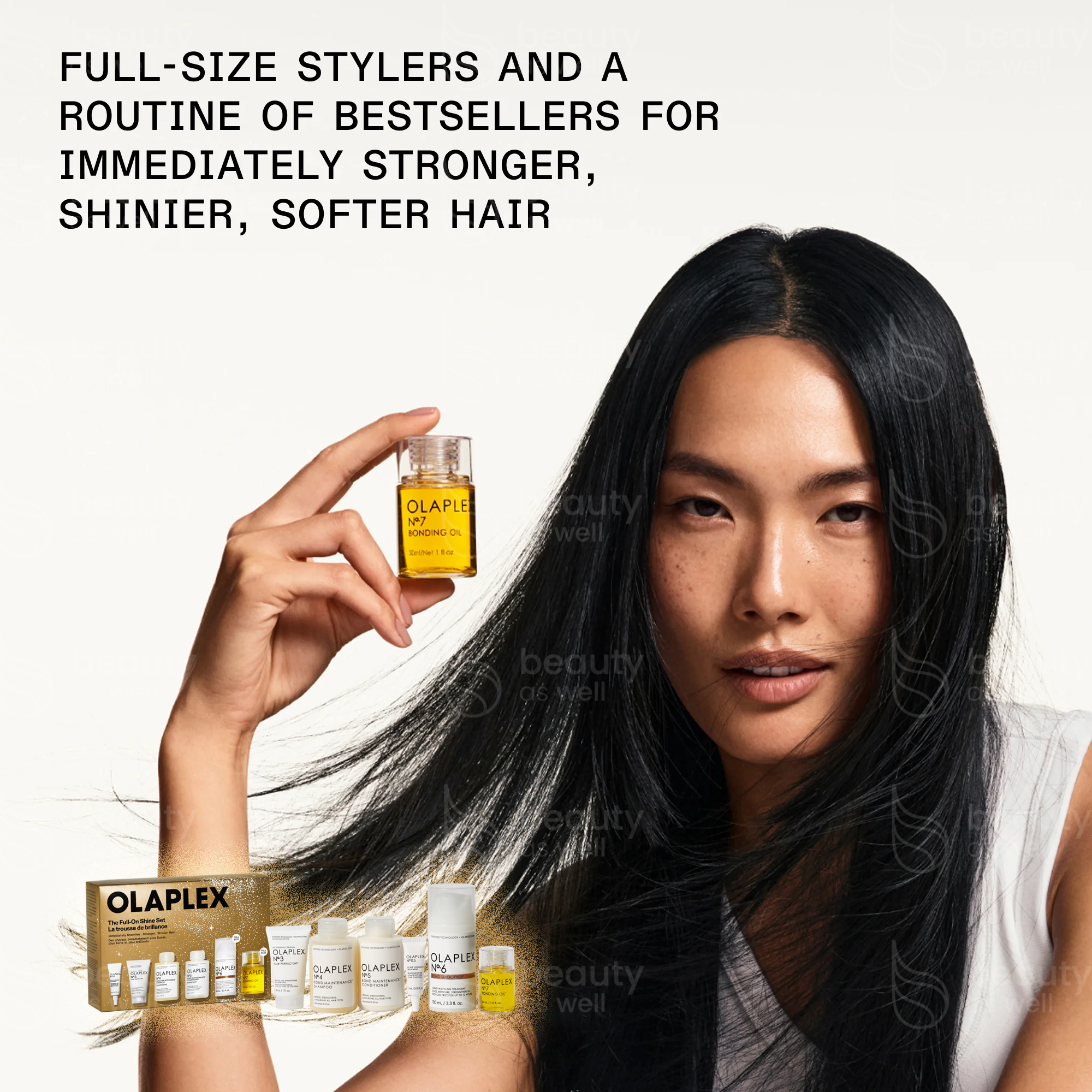 Complete bond routine OLAPLEX Full-On Shine Set complete bond repair kit 2025