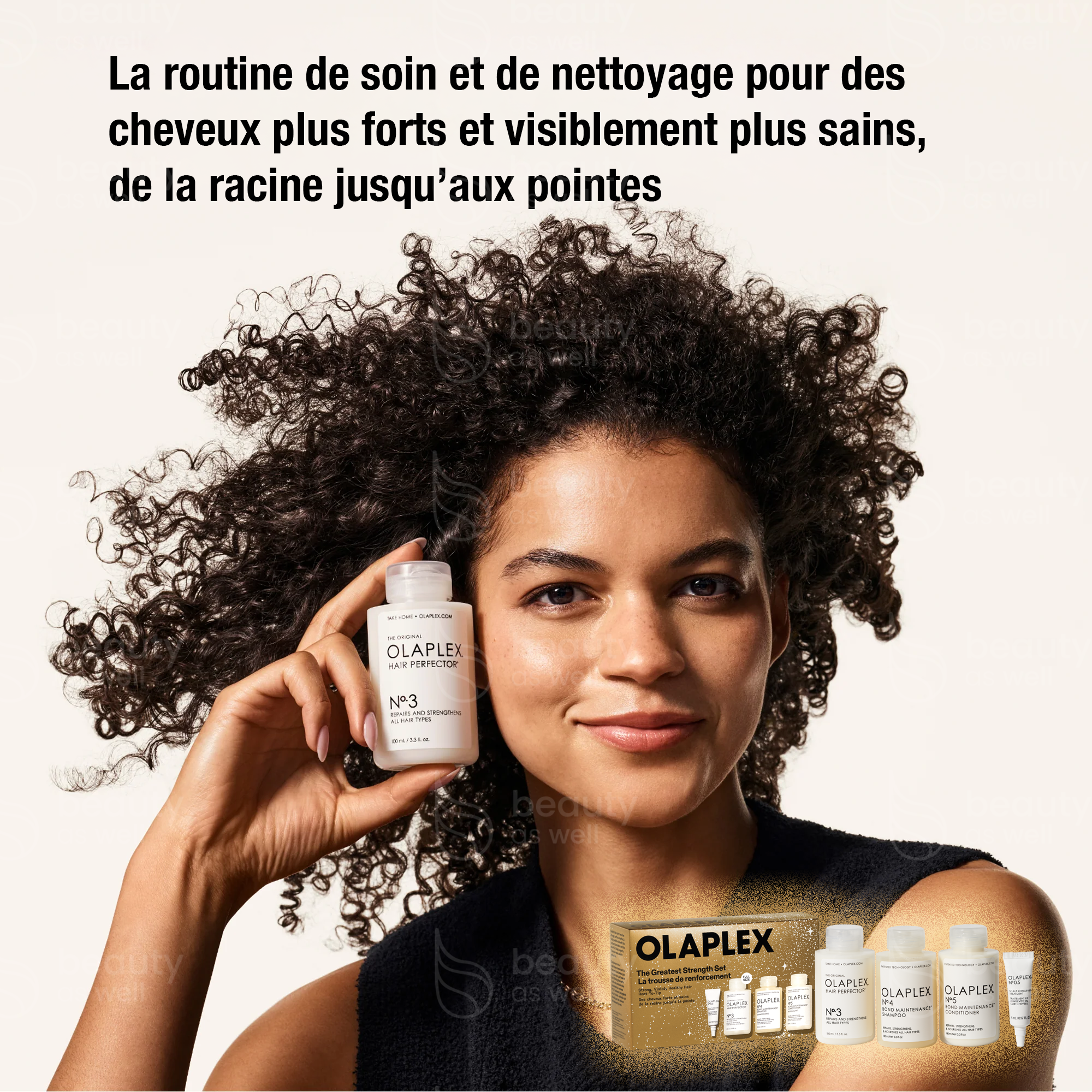 OLAPLEX Greatest Strength Set OLAPLEX Greatest Strength Set avec No.3 Hair Perfector et soin capillaire complet