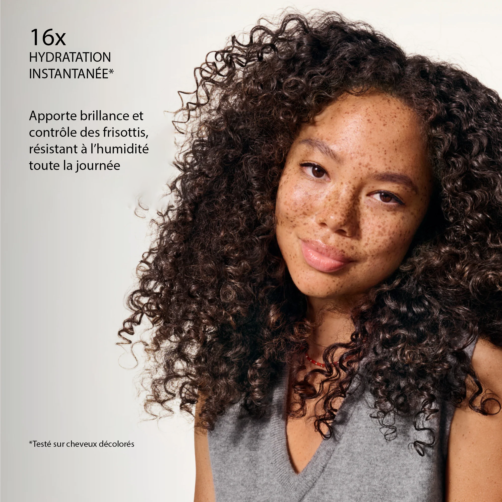 Résultats du Masque Hydratant Texture Riche 370ml sur cheveux bouclés 