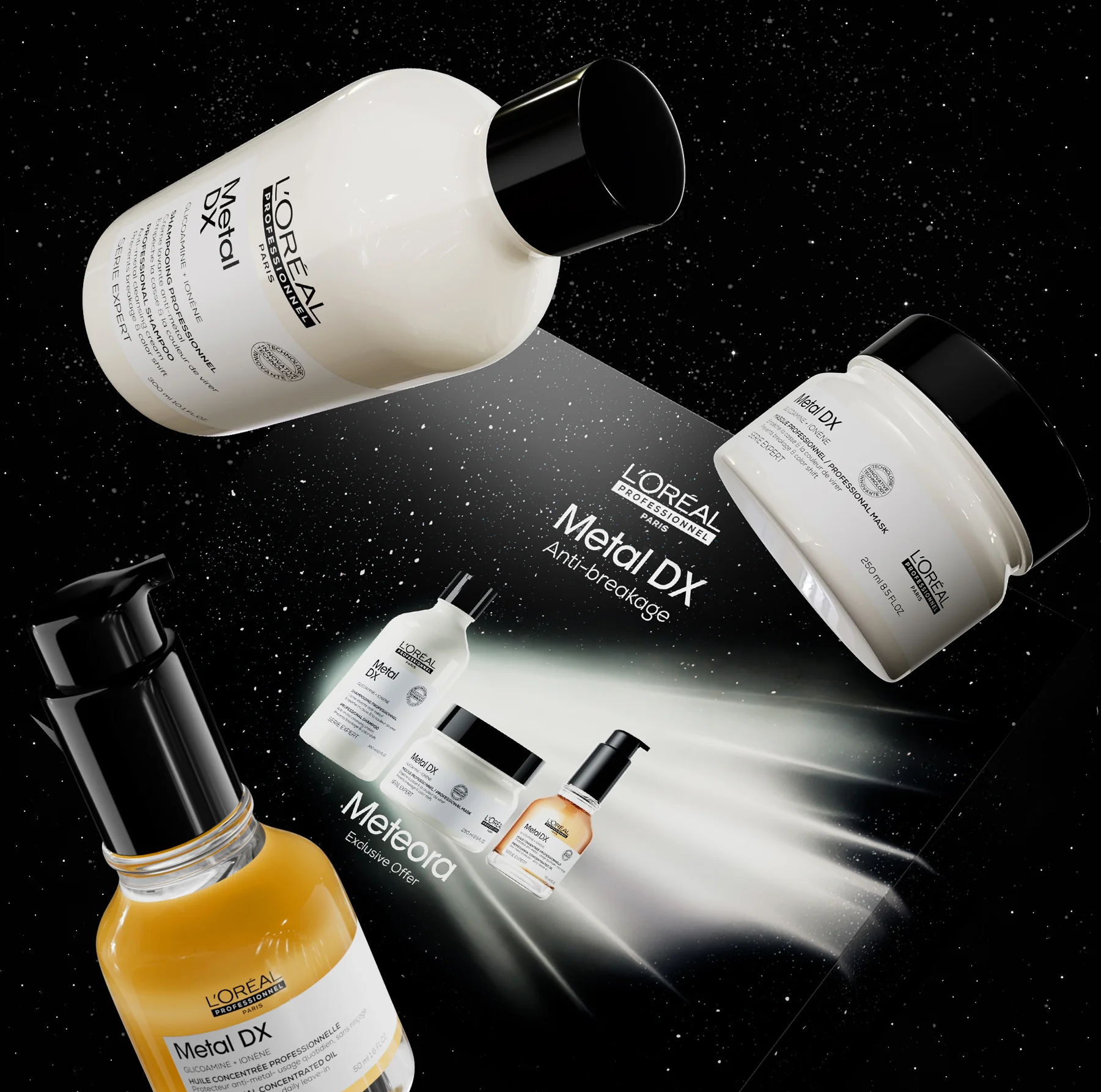 L'Oréal Professionnel Serie Expert Metal Detox Meteora Geschenkset Verpackung