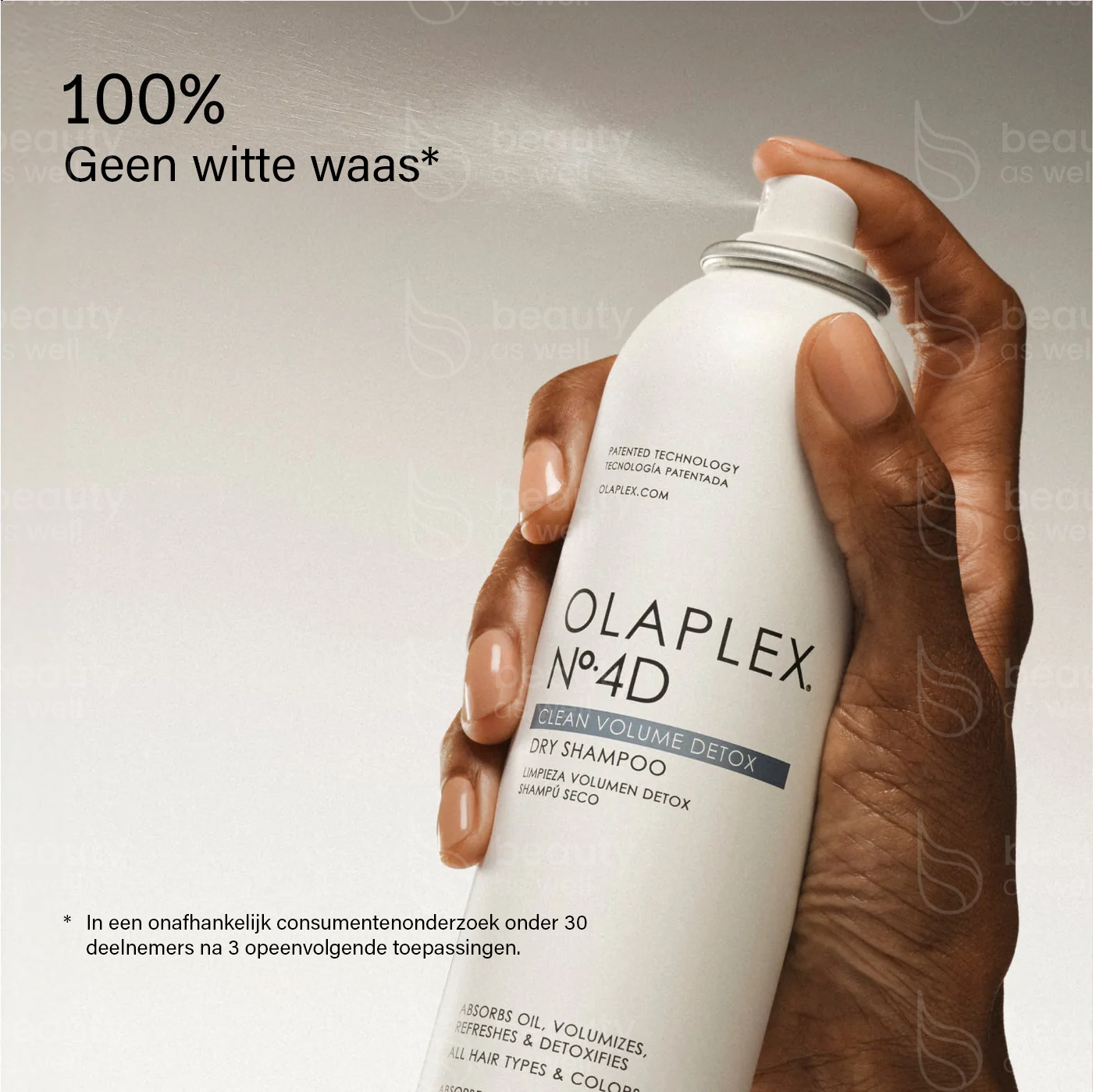 Olaplex No.4D droogshampoo neemt olie op zonder witte waas