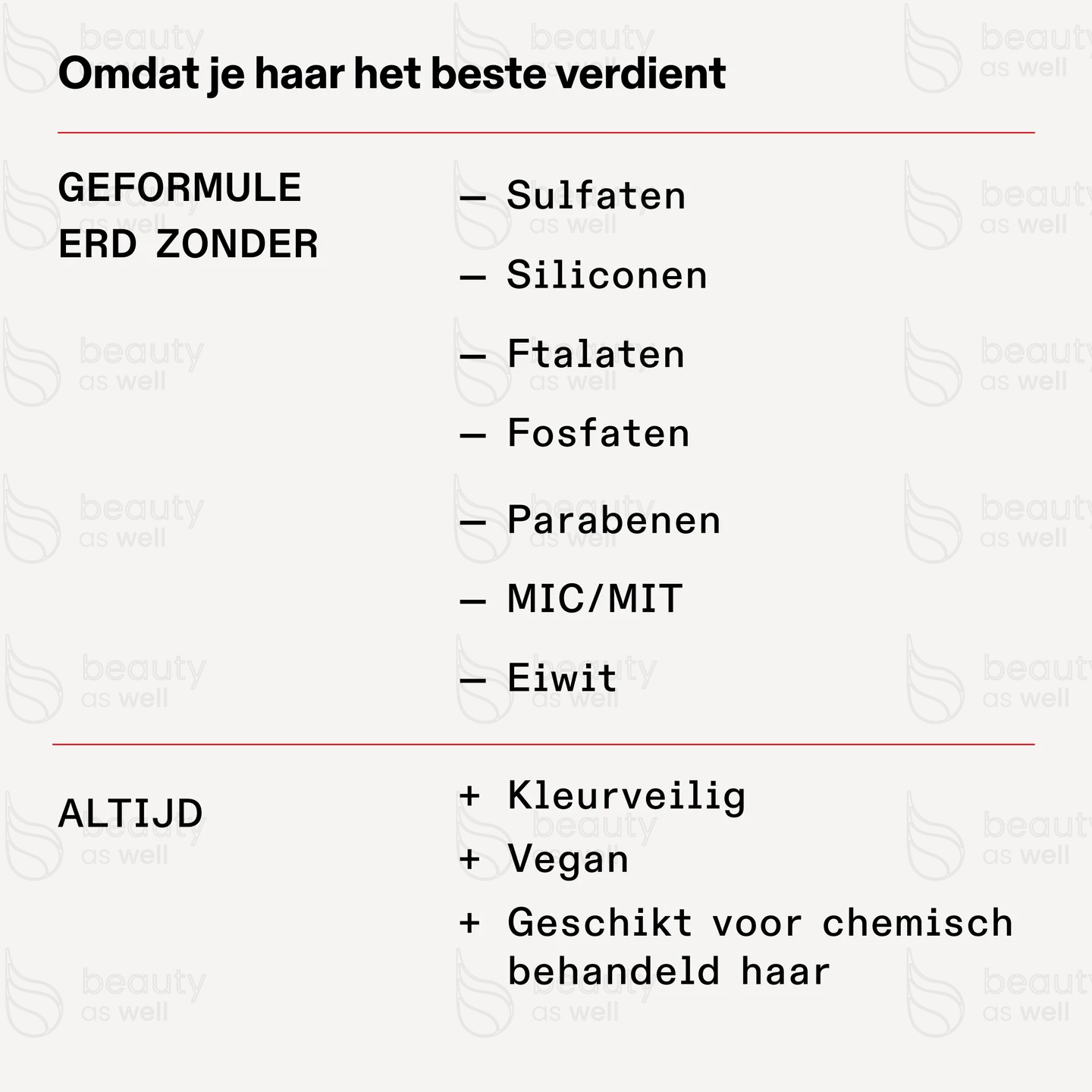 OLAPLEX schone formule Olaplex schone formule vrij van sulfaten siliconen ftalaten parabenen iconen