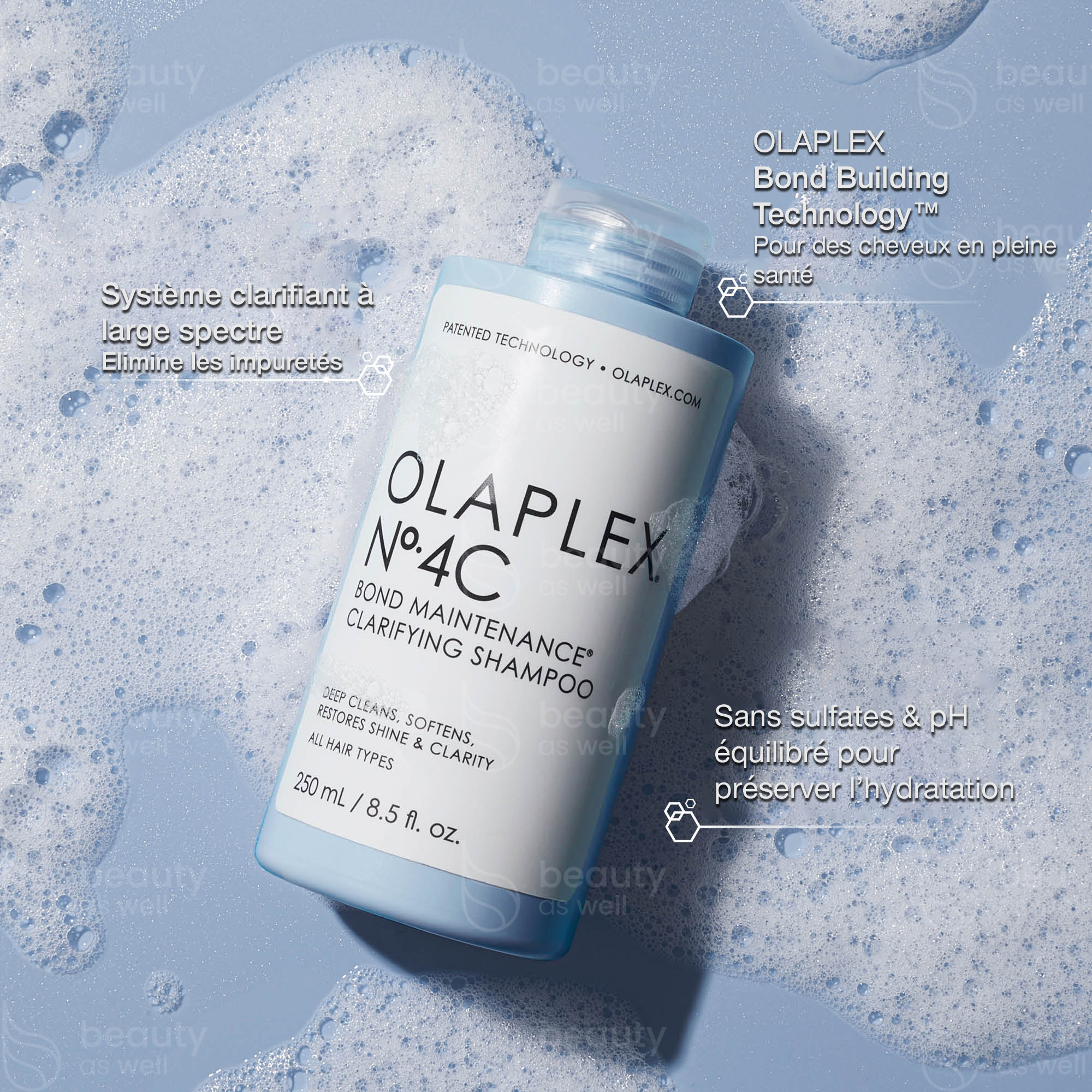 Ingrédients OLAPLEX Nº.4C Ingrédients clés d’OLAPLEX Nº.4C