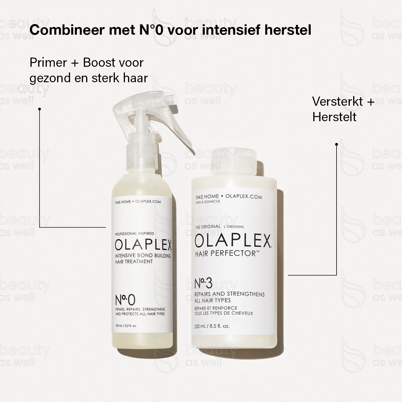 OLAPLEX Nº.0 samen met Nº.3 Gebruik OLAPLEX Nº.0 samen met Nº.3 voor diep herstel
