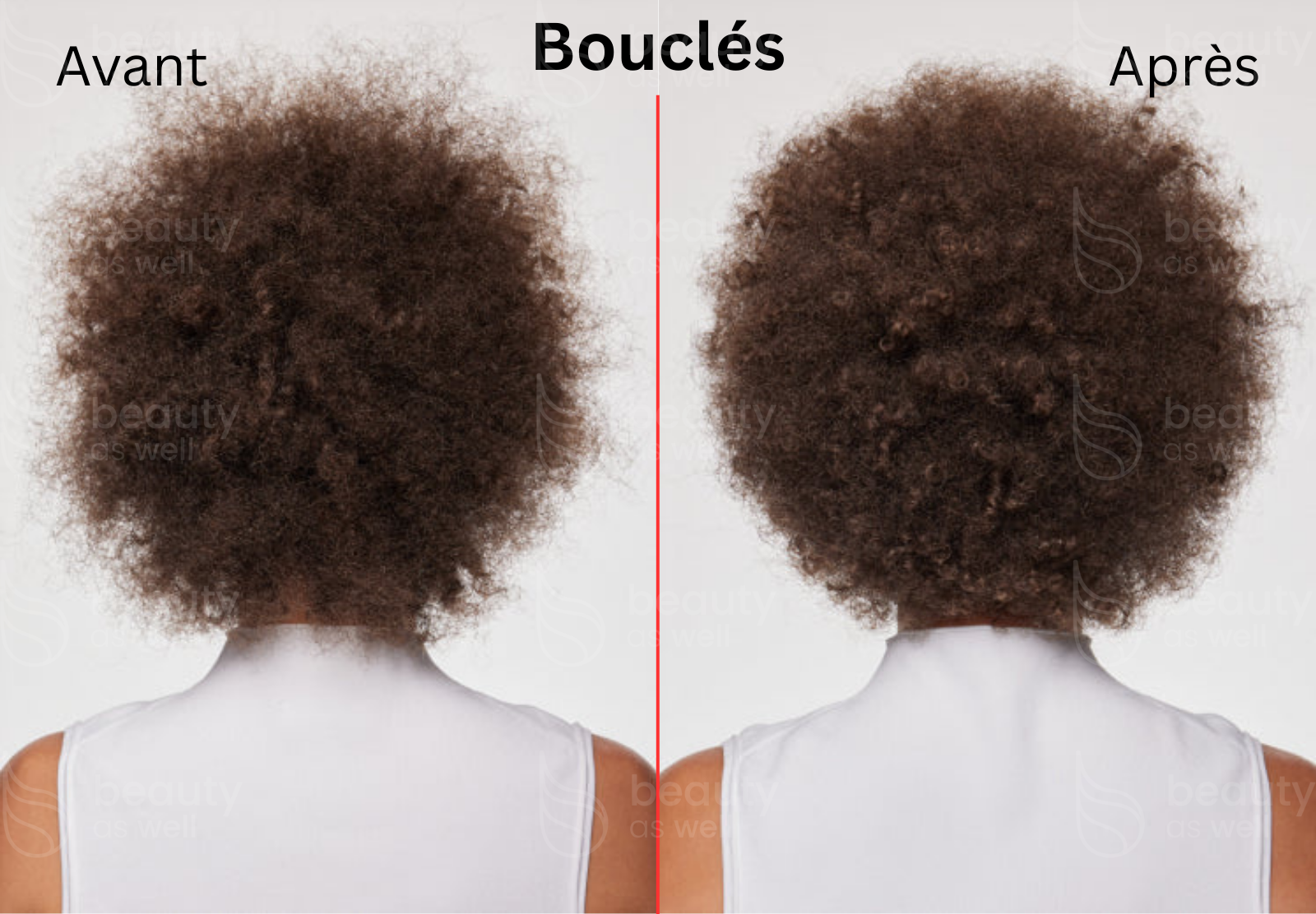 Resultats cheveux coily avec Olaplex No.0 et No.3 Avant apres Olaplex No.0 et No.3 resultats cheveux coily a domicile