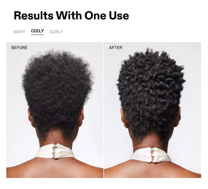 Results with OLAPLEX Nº.4 on Coily Hair OLAPLEX Nº.4 results after one use on coily hair