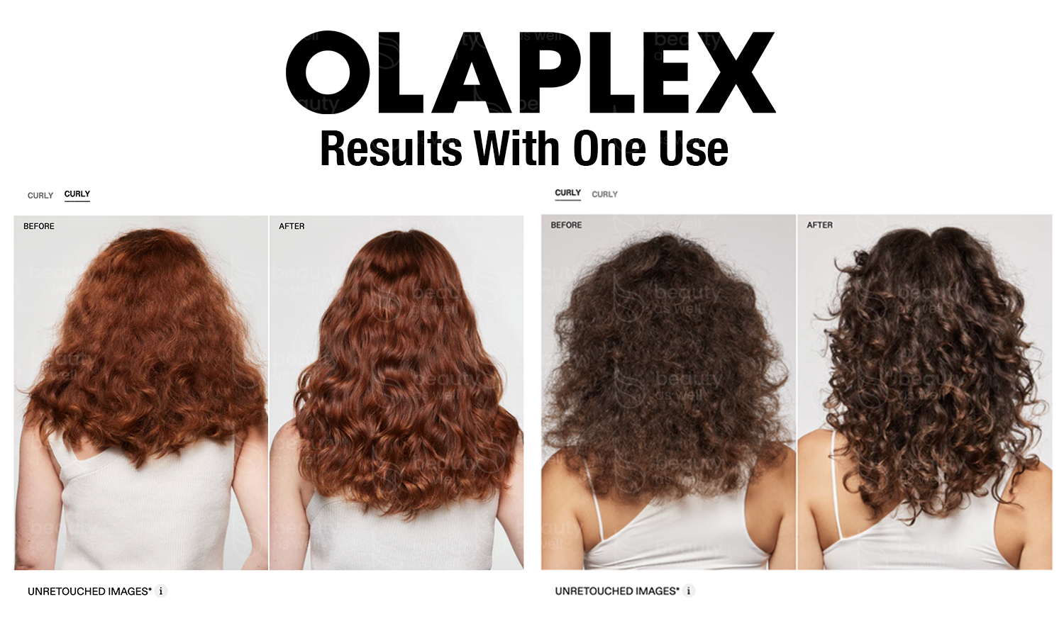Résultats OLAPLEX Nº.6 sur cheveux bouclés