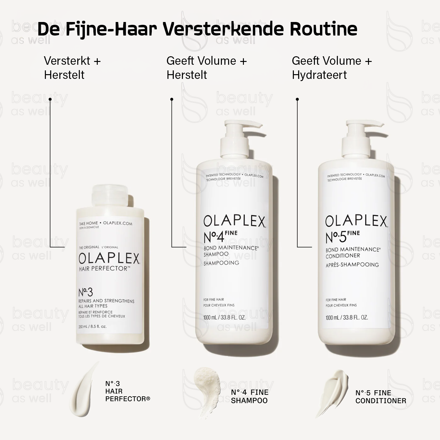 De Fijne Haar Versterkende Routine De Fijne Haar Versterkende Routine Nº.3 + Nº.4 Fine + Nº.5 Fine