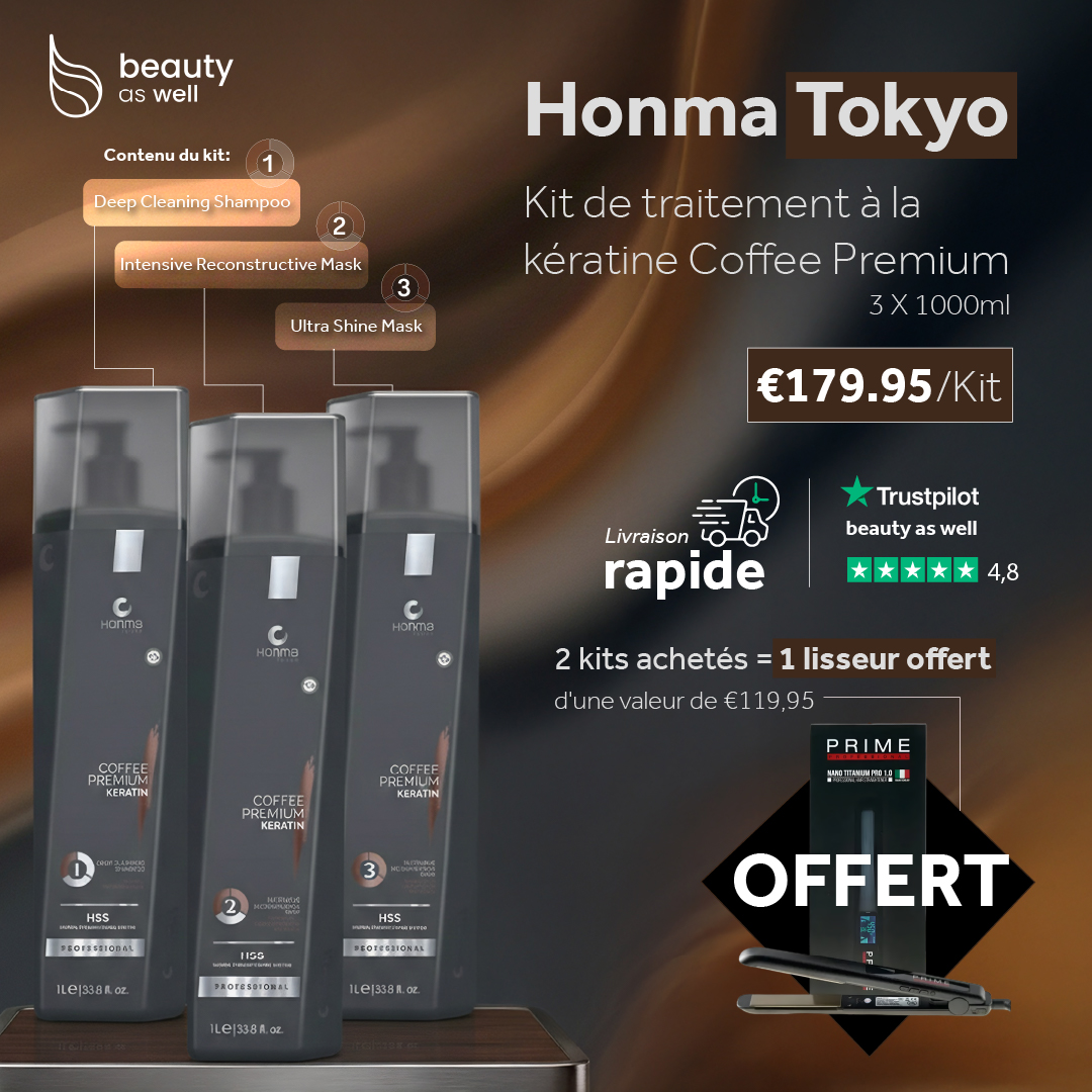 Kit de traitement à la kératine Honma Tokyo Coffee Premium